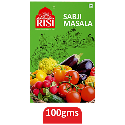 Risi Spices Sabji Masala - Adds Flavour, No Preservatives, 100 g  