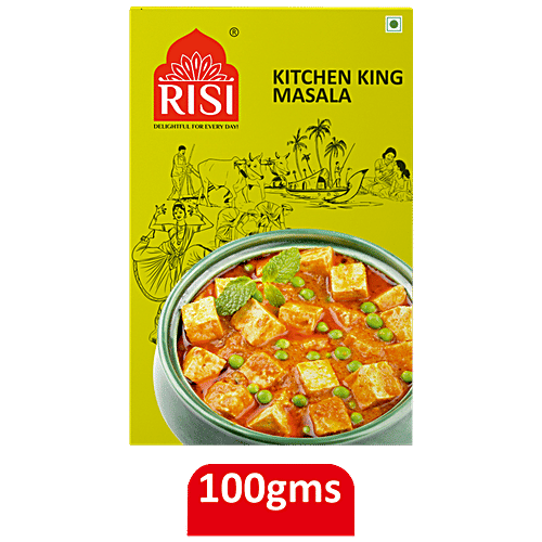Risi Spices Kitchen King Masala - Adds Flavour, No Preservatives, 100 g  