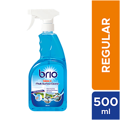 Buy Brio Glass & MultiSurface Cleaner Removes Dirt & Grease, Streak