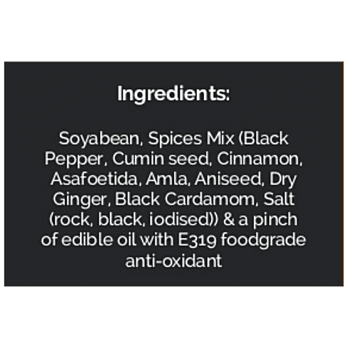 Omay Foods Solid Soyabean - Protein Rich, Roasted, No Cholesterol, Oil-Free Snack, 160 g  