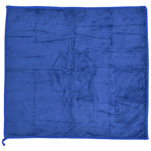 JBG Home Store Microfiber Clothes - Blue & Brown, Supersoft, Multipurpose, 40 x 40 cm, 2 pcs  