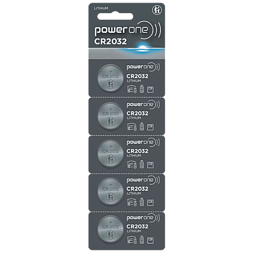 Buy Power One Lithium Coin Battery CR 2032, Blister Pack Online at