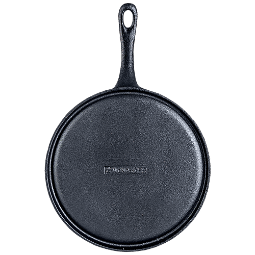 Wonderchef Wonderchef Cast Iron Cookware Tawa - Induction Base, Freezer Safe, 25 cm, With Handle, Forza,, 1 pc