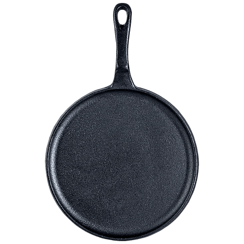 Wonderchef Wonderchef Cast Iron Cookware Tawa - Induction Base, Freezer Safe, 25 cm, With Handle, Forza,, 1 pc