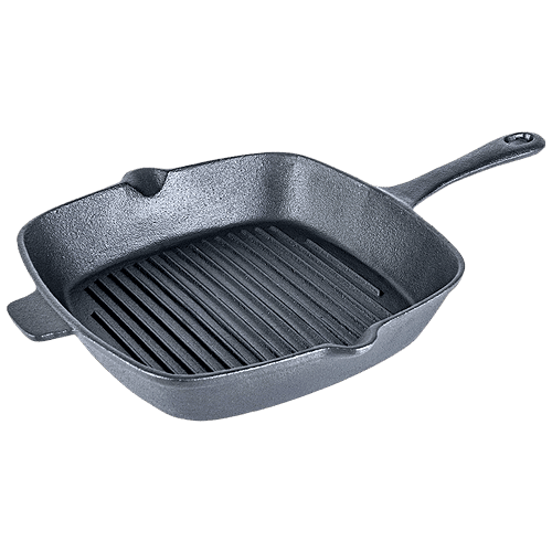 Buy Wonderchef Cast Iron Grill Pan 27 cm, with Handle, Forza Online