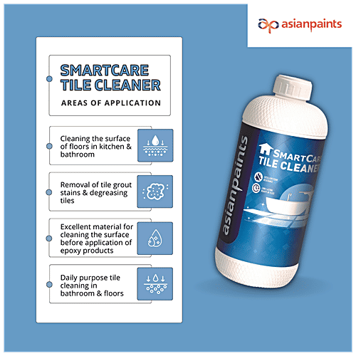 Asian Paints Smartcare Tile Cleaner - Easy Stain Removal, For Daily Cleaning, 1 L  
