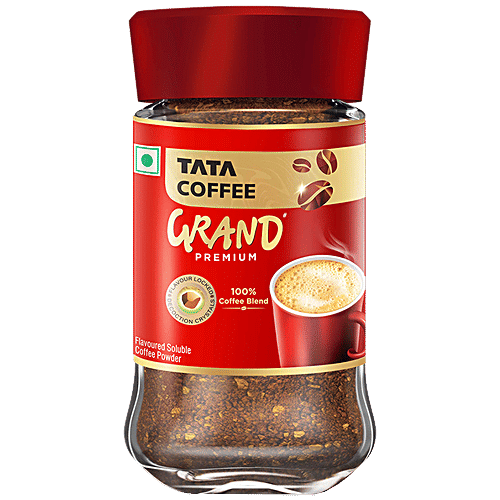 Buy Tata Coffee Grand Premium Instant Coffee 100 Coffee Blend Online