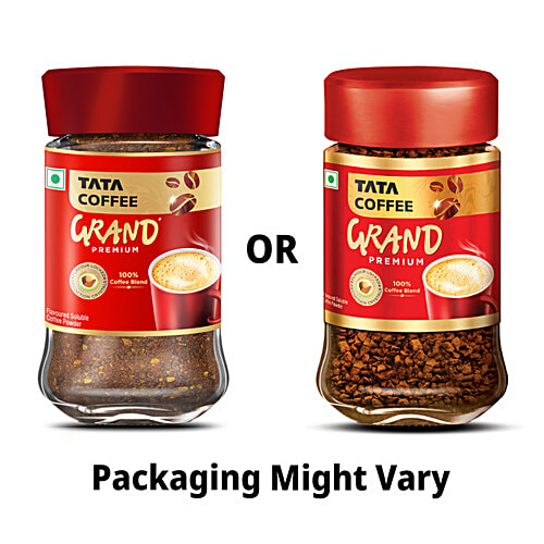 Tata Coffee Premium Instant Coffee - Coffee Blend, 45 g Jar 