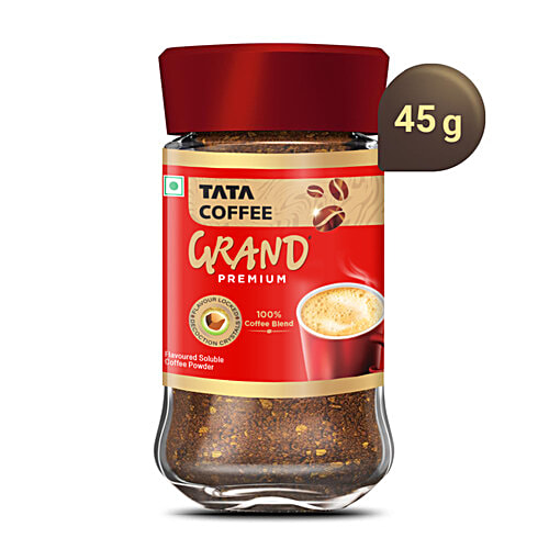 Buy Tata Coffee Grand Premium Instant Coffee 100 Coffee Blend Online