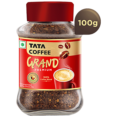 Buy Tata Coffee Grand Premium Instant Coffee 100 Coffee Blend Online