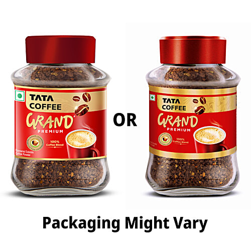 Tata Coffee Premium Instant Coffee - Coffee Blend, 90 g Jar 