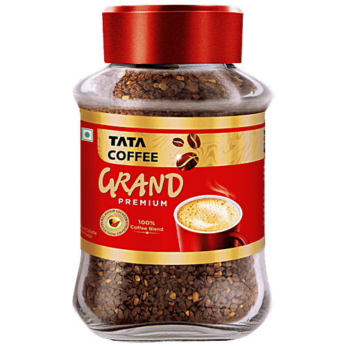 Tata Coffee Premium Instant Coffee - Coffee Blend, 90 g Jar 