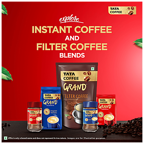 Buy Tata Coffee Grand Premium Instant Coffee 100 Coffee Blend Online