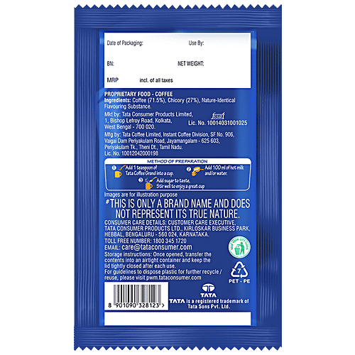 Buy Tata Coffee Grand Classic Instant Coffee Flavour Locked Decoction