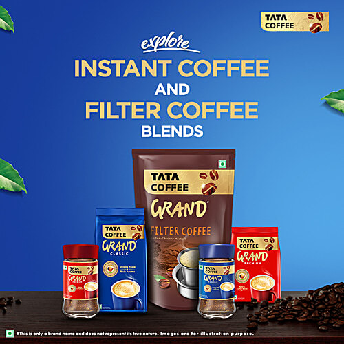 Buy Tata Coffee Grand Classic Instant Coffee Flavour Locked Decoction