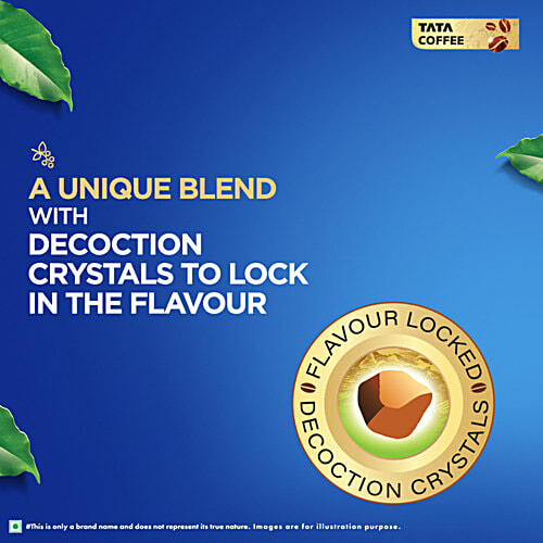 Tata Coffee Classic Instant Coffee, Chicory Mix With Strong Taste & Rich Aroma, 100 g Pouch 