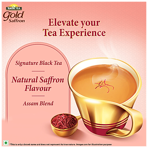 Buy Tata Tea Gold Saffron Black Tea Natural Flavour, Rich In Taste