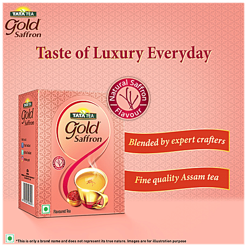 Buy Tata Tea Gold Saffron Black Tea Natural Flavour, Rich In Taste