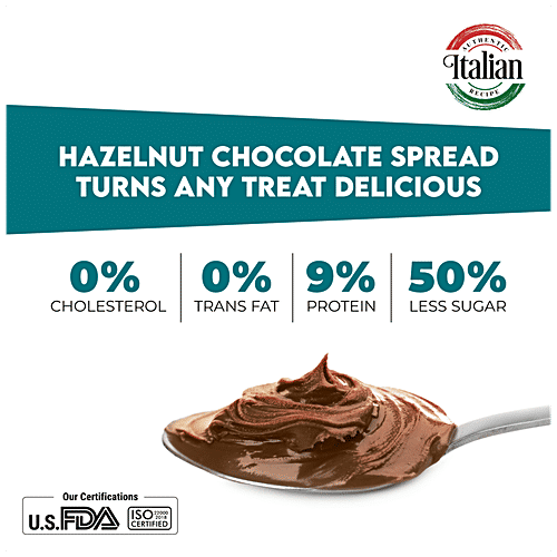 Buy Happilo Premium Hazelnut Chocolate Spread ProteinRich, 50 Less