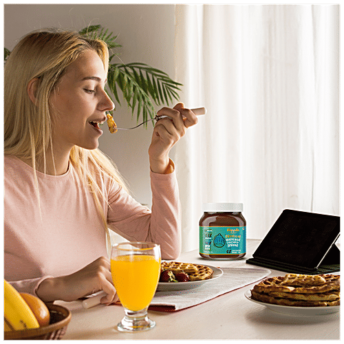 Happilo Premium Hazelnut Chocolate Spread - Protein-Rich, 50% Less Sugar, Cholesterol Free, 350 g