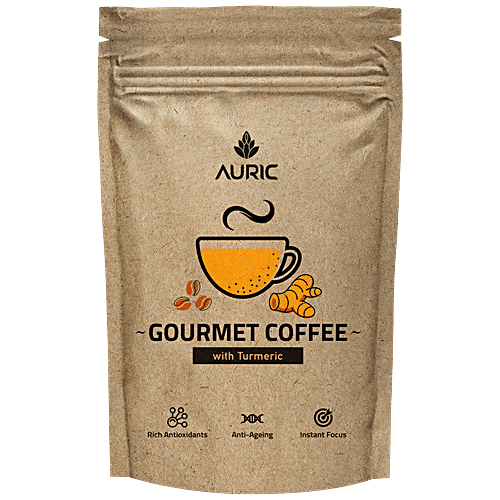 Buy Auric Gourmet Coffee - With Turmeric, Anti-ageing, Instant Focus ...