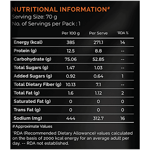 Auric Baked Noodles - Zero oil, No Maida, Mexican Peri Peri, 70 g  40% Millet, 14% More Protein