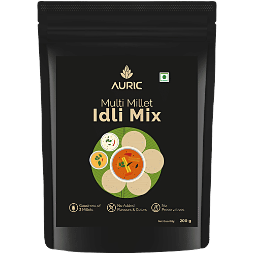 Buy Auric Multi Millet Idli Mix Easy & Ready To Cook Online at Best