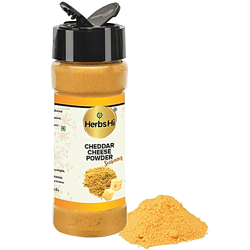 Herbs Hi Cheddar Cheese Powder Seasoning - Adds Flavour, 55 g  