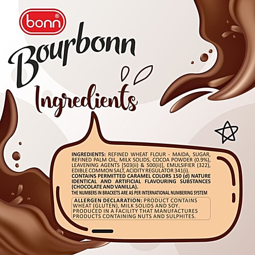Bonn Classic Bourbon Choco Creme Biscuits - Sweet & Crunchy, 260 g (Buy 3 Get 1 Free) 