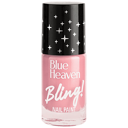 Buy Blue Heaven Bling Nail Paint 07 Crème Gloss Finish, LongLasting