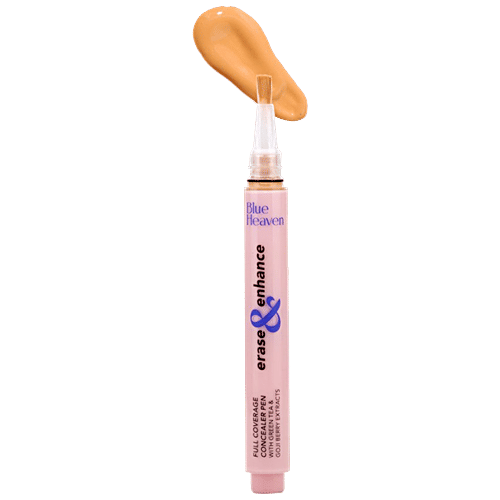 Buy Blue Heaven Erase & Enhance Full Coverage Concealer Pen Creamy Online at Best Price of Rs