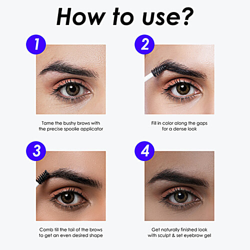 Blue Heaven Sculpt & Set Eyebrow Gel - Creamy, 8 g Brown 