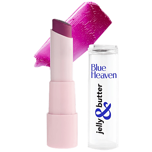 Blue Heaven Jelly & Butter Hydrating Lip Balm - Provides Nourishment, 3 g Plum Kiss 