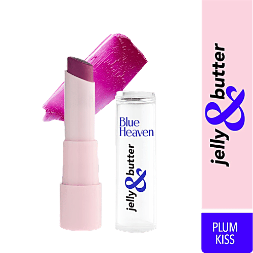 Blue Heaven Jelly & Butter Hydrating Lip Balm - Provides Nourishment, 3 g Plum Kiss 
