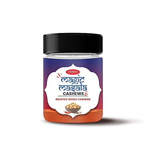 Jawai Magic Masala Roasted Whole Cashews - Crunchy, Rich In Protein & Fibre, 25 g  