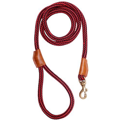 Vama Leathers Heavy Duty Rope Leash - Brass Hook, Durable, For Large &  Medium Dogs, 5 Feet, 15 mm, 1 pc