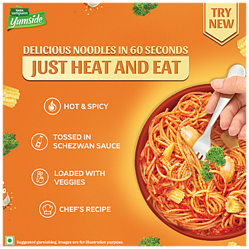 Tata Sampann Yumside Schezwan Noodles With Veggies, 285 g