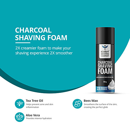 Buy Bombay Shaving Company Bombay Shaving Co Charcoal Shaving Foam 50