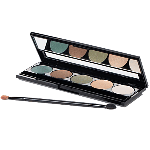 Pierre Cardin Paris Iconic Palette Eyeshadow - Highly Pigmented, Long-lasting, 10 g Green Cult 