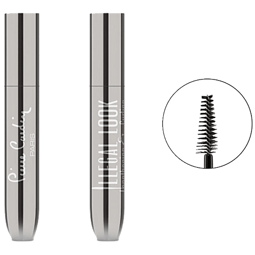 Pierre Cardin Paris Mascara - Ilegal Look Lengthening & Curling, No Smudging, Flexible Formula, 8 ml