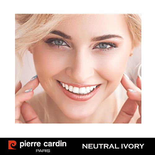 Pierre Cardin Paris Porcelain Edition Compact Powder - Photo-friendly, Soft-focus Finish, 12 g 755-Neutral Ivory 