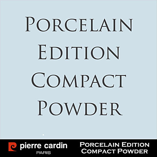 Pierre Cardin Paris Porcelain Edition Compact Powder - Photo-friendly, Soft-focus Finish, 12 g 755-Neutral Ivory 