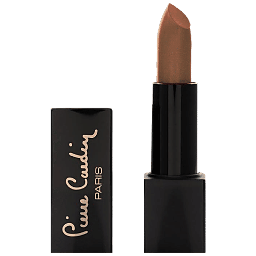 Pierre Cardin Paris Mercury Velvet Lipstick - Soft Formula, Long Lasting, Highly Pigmented, 4 g 162-Nude Peach
