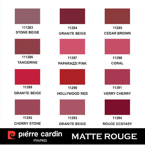 Pierre Cardin Paris Lip Master Intense Velvet Colour Lipgloss - Non-sticky Texture, Semi Matte, Highly Pigmented, 7 ml 423-Papparazzi Pink
