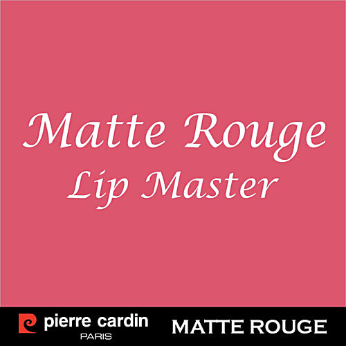 Pierre Cardin Paris Lip Master Intense Velvet Colour Lipgloss - Non-sticky Texture, Semi Matte, Highly Pigmented, 7 ml 423-Papparazzi Pink