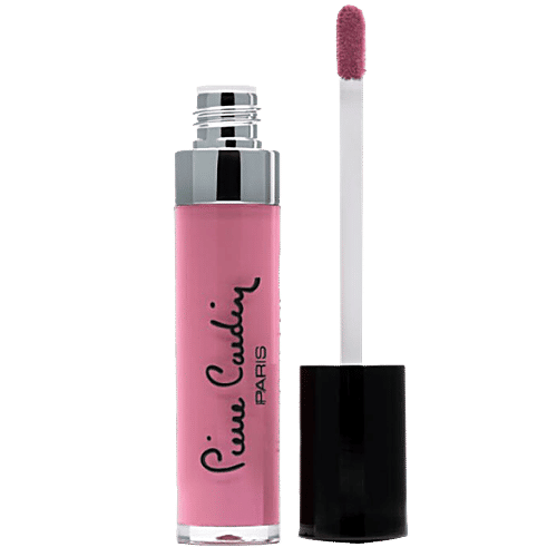 Pierre Cardin Paris Lip Master Intense Velvet Colour Lipgloss - Non-sticky Texture, Semi Matte, Highly Pigmented, 7 ml 423-Papparazzi Pink