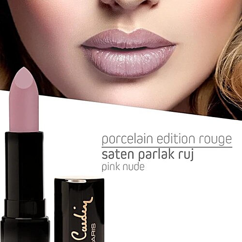 Pierre Cardin Paris Porcelain Edition Rouge Lipstick - Highly Pigmented, Longlasting, 4 g 223-Naked Coral 