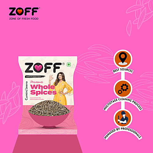 Zoff Cumin/Jeera/Jeerige, 500 g  No Preservatives & Added Colours