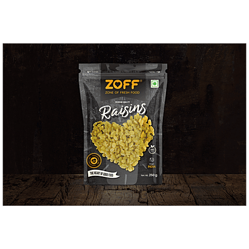 Buy Zoff Raisins Rich In Vitamins, Boosts Iron Levels, Aids Digestion