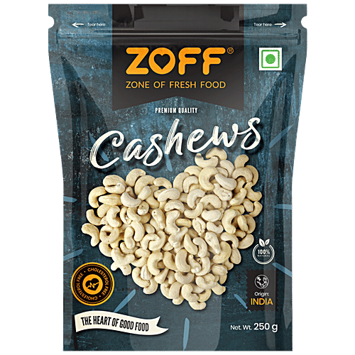 Buy Zoff Cashews Rich In Fiber & Protein, Promotes Weight Loss Online